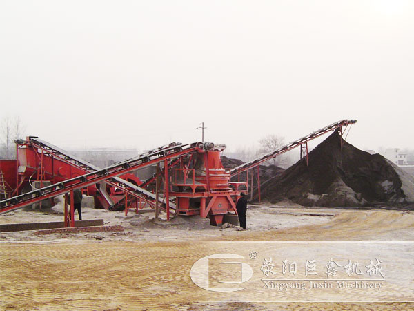 鄭州時產100噸機制沙生產線案例